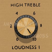 #100knobs  026/100 High Treble Loudness 1 Control POSTER