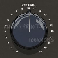 #100knobs  027/100 OP-6 Volume Control POSTER
