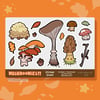 6.5"x4.5" Mushroomies! Sticker Sheet