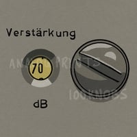 #100knobs  029/100  V76 Preamp Verstarkung Control POSTER