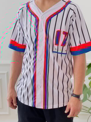 PLAY BALL STRIPE - BASEBALL JERSEY