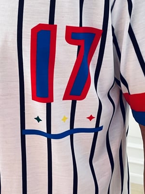 PLAY BALL STRIPE - BASEBALL JERSEY