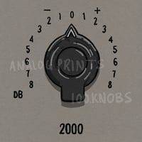 #100knobs  037/100 EQ 2K Boost/Cut Control POSTER
