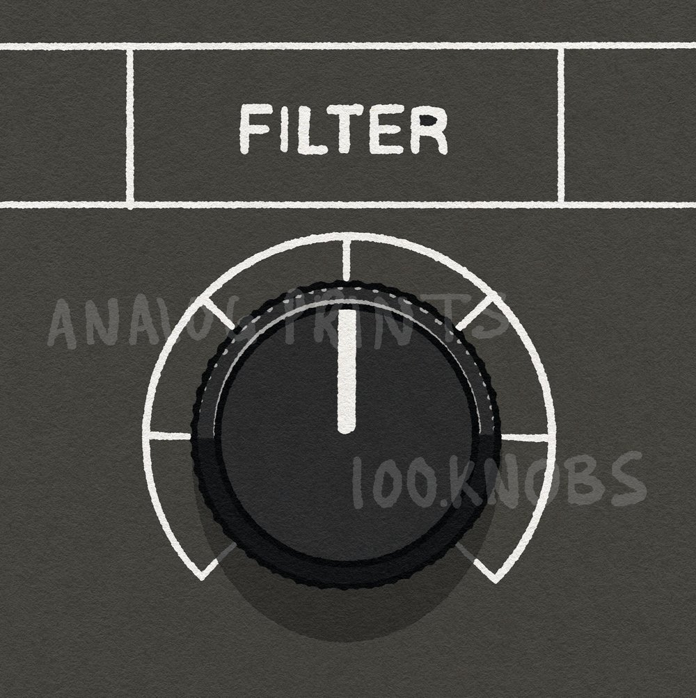 #100knobs 045/100 Filter Control POSTER