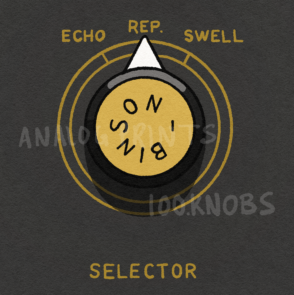 #100knobs 047/100 Binson Echorec 2 Mode Selector