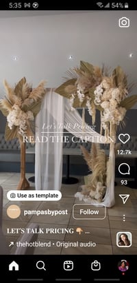 Image 3 of Wood wedding arch 8 ft tall 