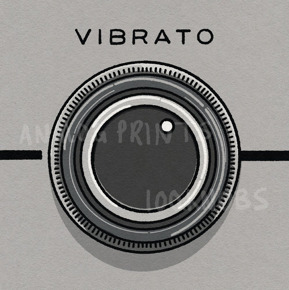 #100knobs 076/100 Wurlitzer 200/200a Vibrato Control