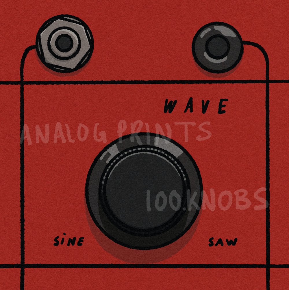 #100knobs 100/100 Buchla Red Panel Oscillator Wave Shaper 