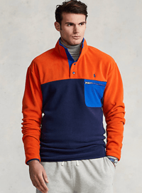 Image 1 of  Polo Ralph Lauren Color-Blocked Fleece Pullover