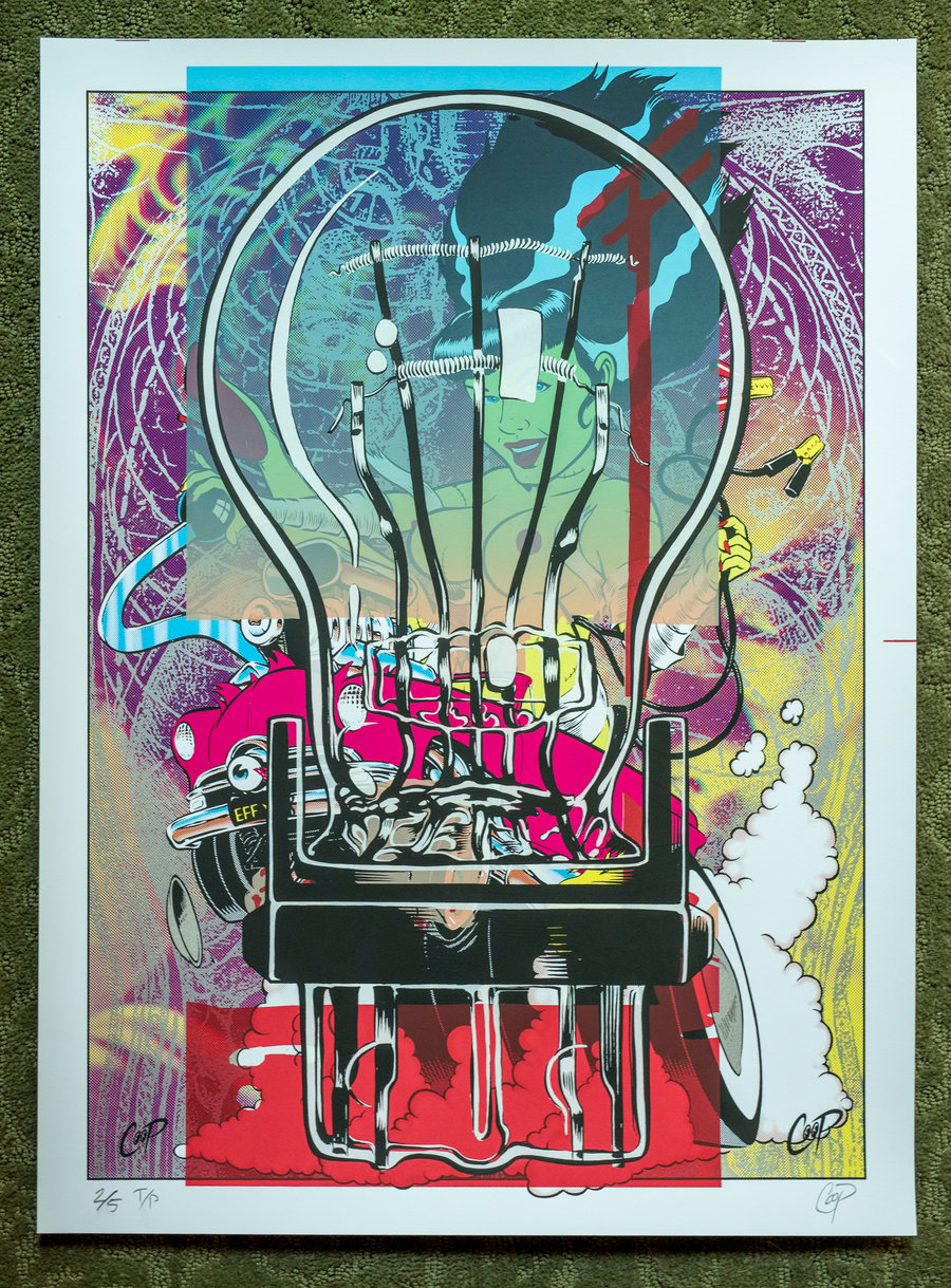 Image of TEST PRINT TUESDAY #4 Bulb Bride 2/5
