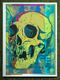 TEST PRINT TUESDAY #6 Psychedelic Skull 3/4