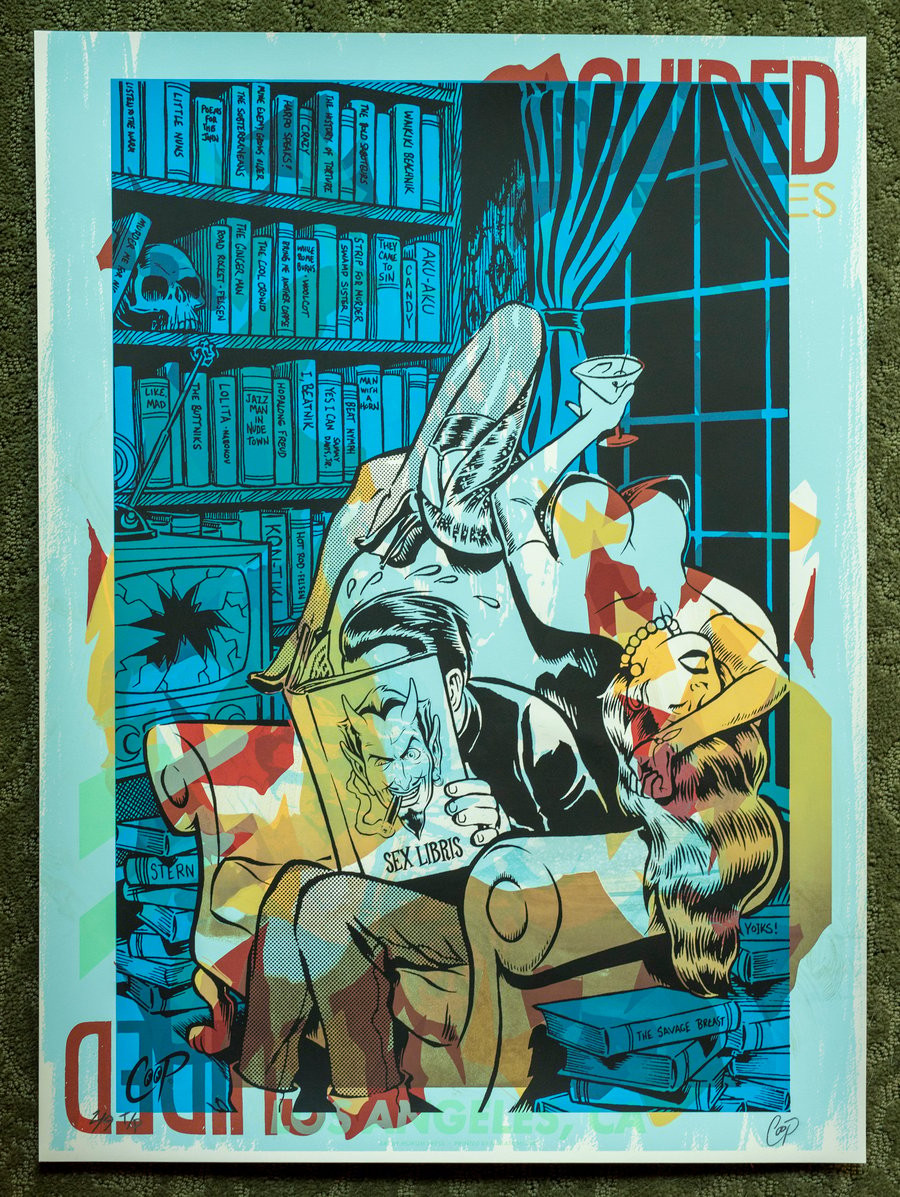 Image of TEST PRINT TUESDAY #7 Bibliophile 2/9