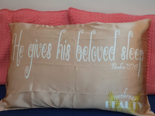 Rose Gold silk pillowcase