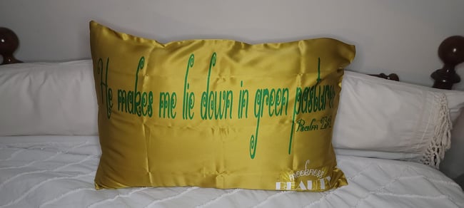 Gold Silk Pillowcase