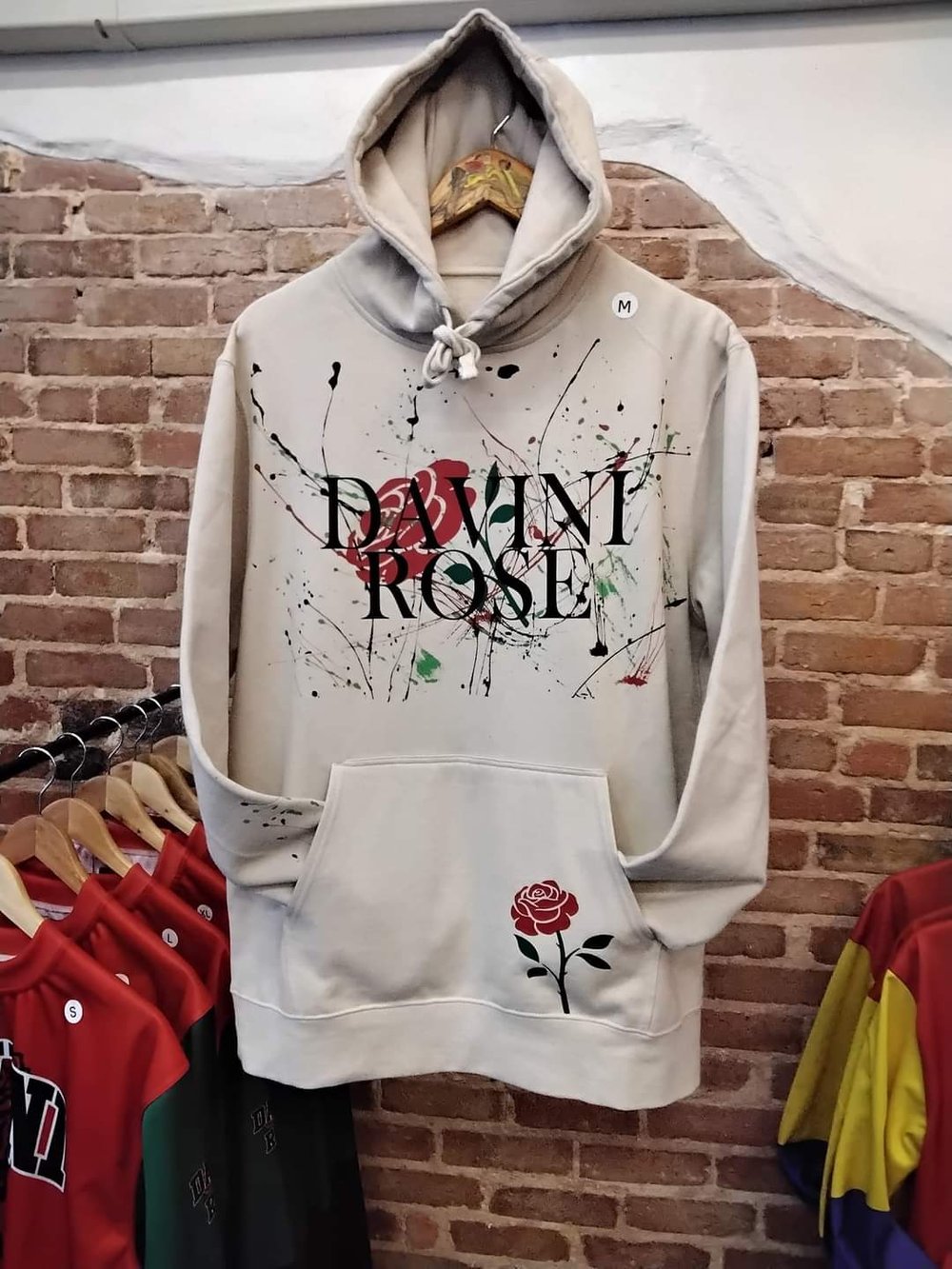 Image of DAVINI ROSE-Paint Splatter Hoodie