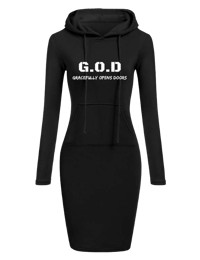 Image 1 of G.O.D Winter Dress-ORG. PRICE $49.99