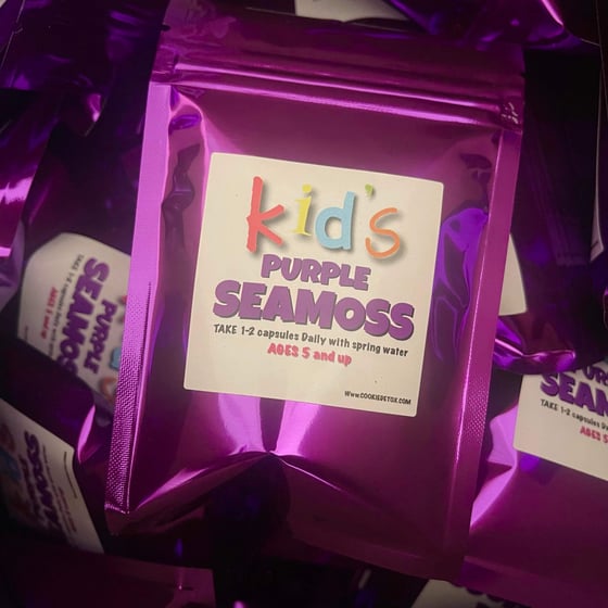 Image of Kids purple seamoss 