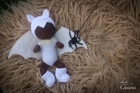 Image 3 of Sky- 7 inch Natural Fibers Bat Doll