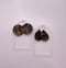 Image of Texture Leather Earrings