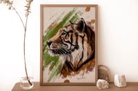 Digital Tiger Art