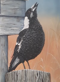 Image 2 of "Waiting For The Postie" Art Print