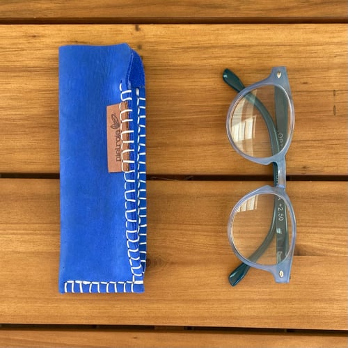Image of Funda de gafas azul
