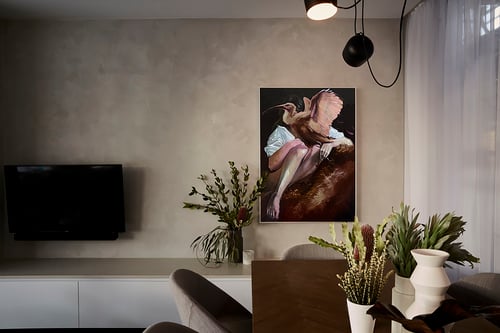 Image of 'The Catcher' paper print