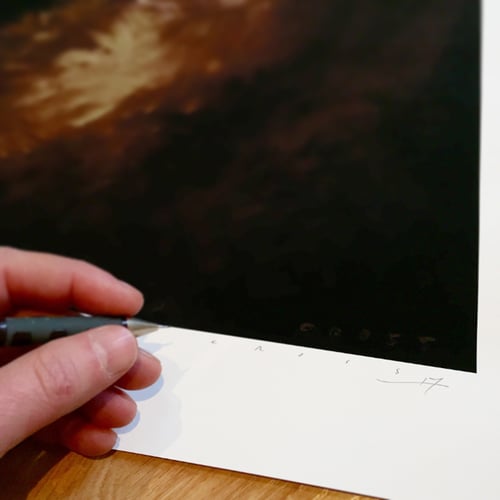 Image of 'The Catcher' paper print