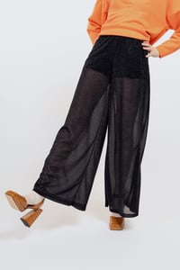 Image 1 of PANTALONE PAULINA LUREX NERO € 121 - 50%