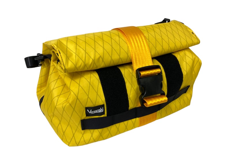 Image of front rack bag Xpack Yellow/ purple