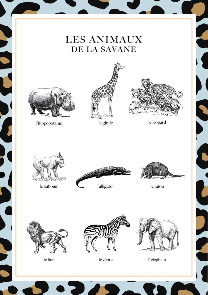 Animaux de la savane (French Edition)