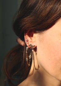 Image 3 of Pearl Moon Studs
