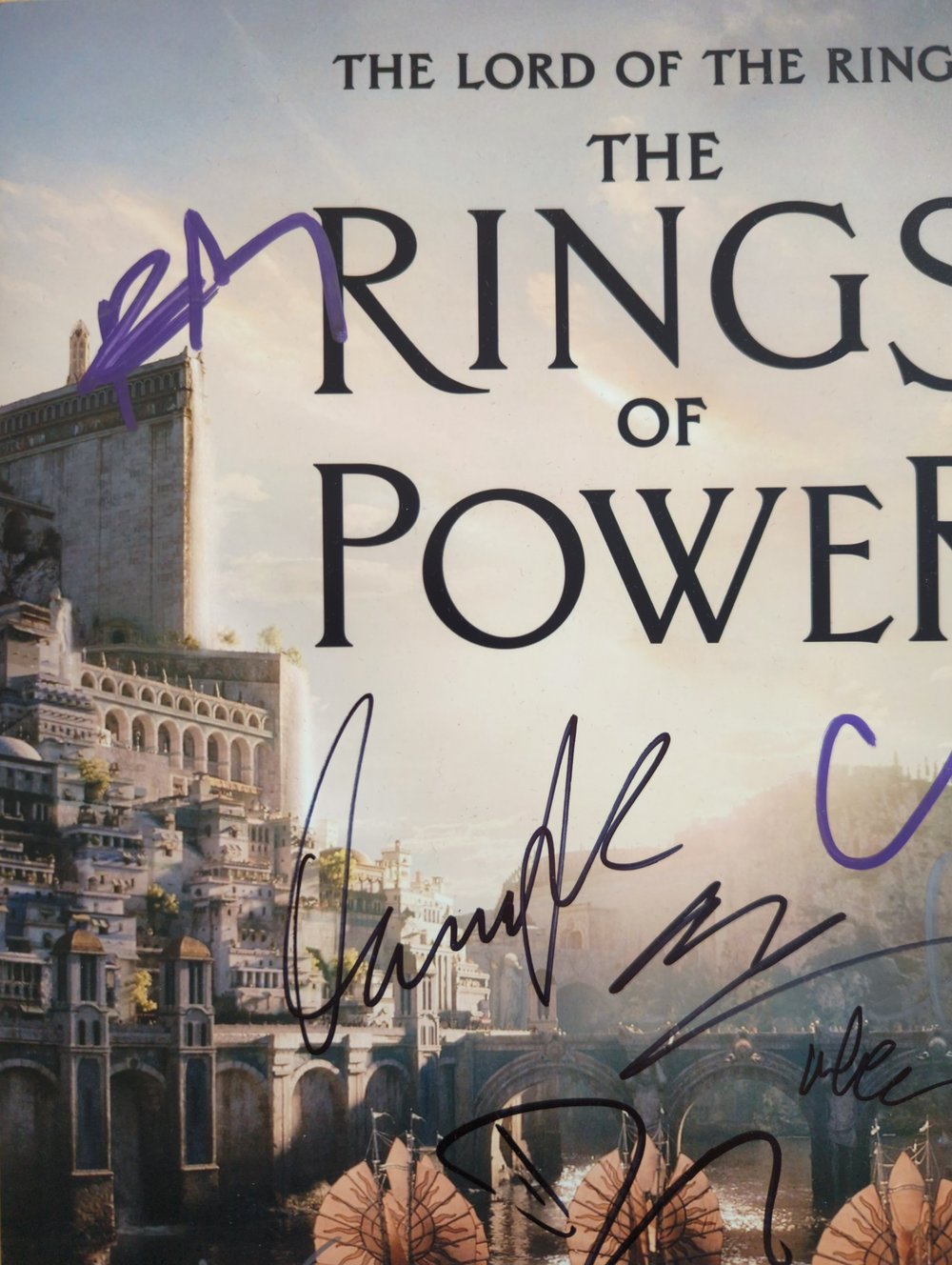 The Rings of Power Cast Multi Signed 14x11 Photo