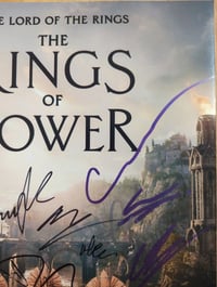 Image 3 of The Rings of Power Cast Multi Signed 14x11 Photo