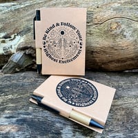 Be Kind & Follow Your Highest Excitement - Mini notebook including mini ball-pen