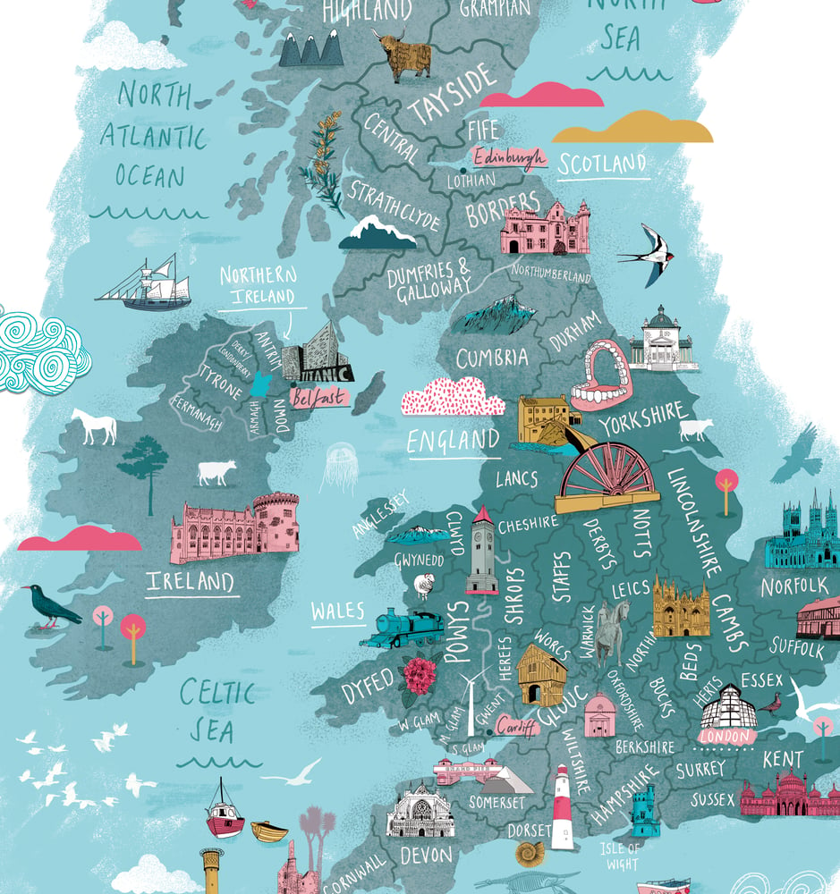 Image of Map of the British Isles