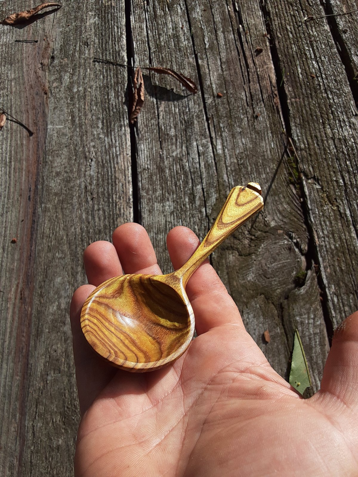 Image of Handcarved coffee scoop! (One Available)