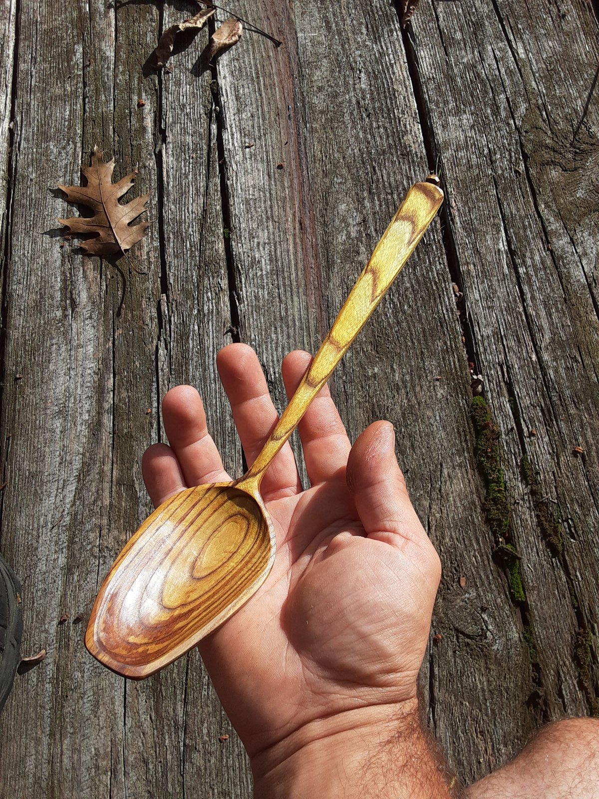 Image of Handcarved serving spoon! (One Available)