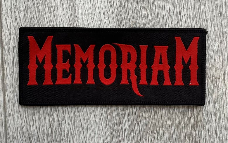 Image of Memoriam - Red Logo Patch 