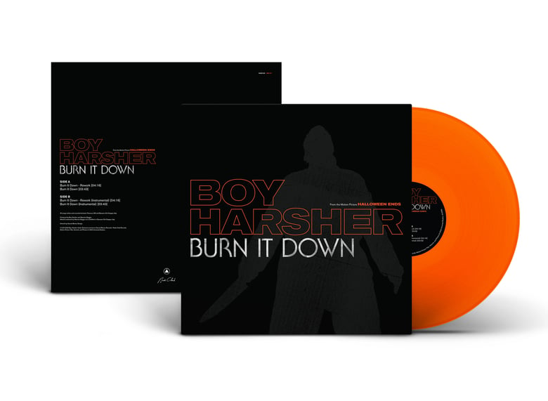 Image of BOY HARSHER 'Burn It Down' 12" EP (From The Motion Picture 'Halloween Ends')