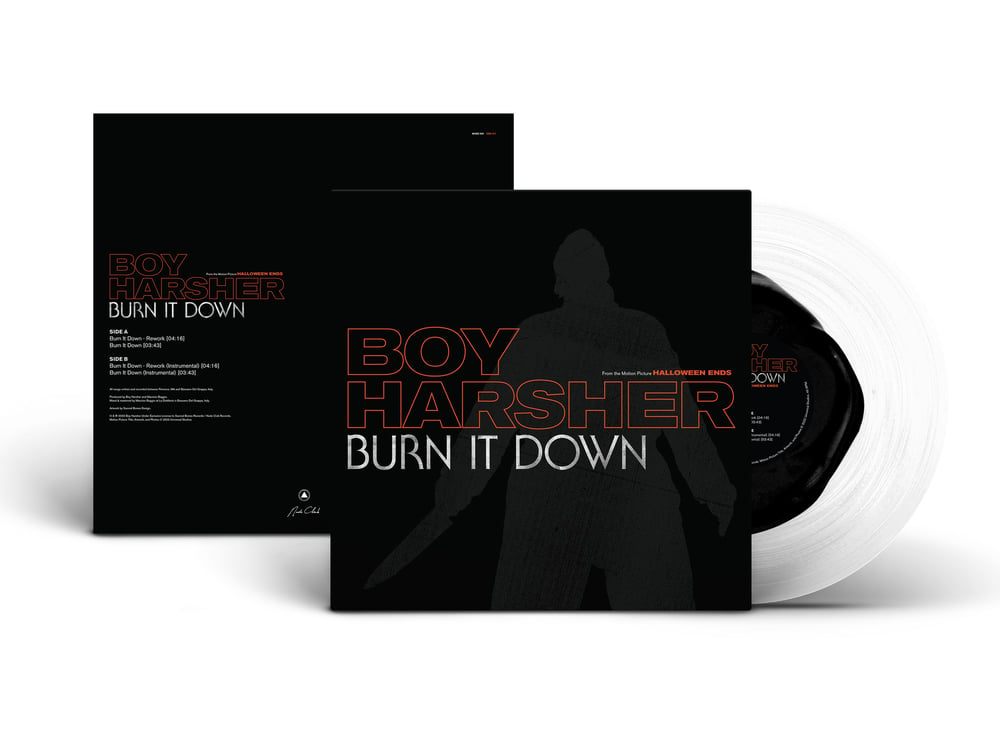 Image of BOY HARSHER 'Burn It Down' 12" EP (From The Motion Picture 'Halloween Ends')
