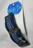 Image 3 of Tasty Raw Edge Denim “Mixed Motion” Hair Clip 