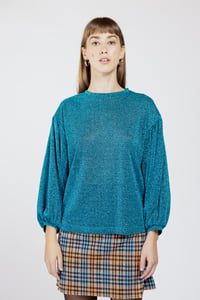 Image 4 of MAGLIA MIAMI LUREX TURCHESE €92 - 50%