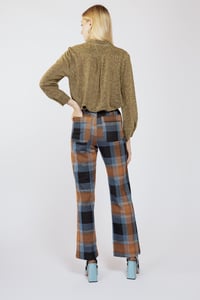 Image 4 of PANTALONE PALERMO CHECK NERO € 151 - 50%