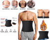 mens waist trainer sweat belt body shaper vest