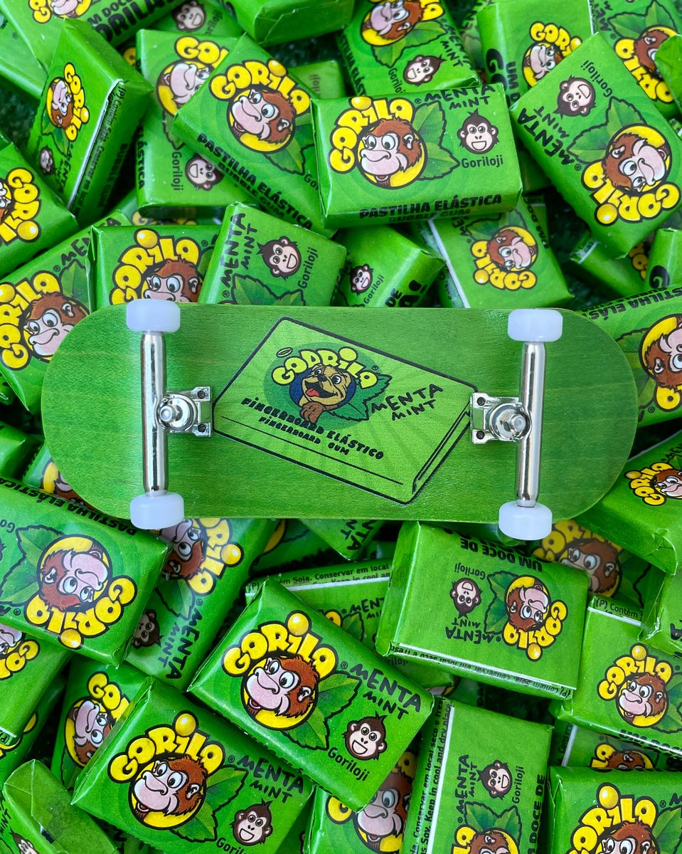 Godrila Mint Gum Premium 🌿 BULLGOD Fingerboards Fingerskate
