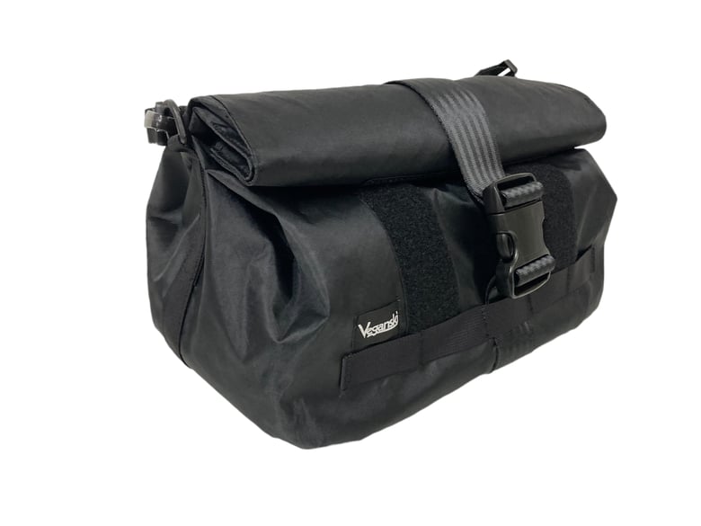 Image of front rack bag ecopack Black/ olive 100% recycled