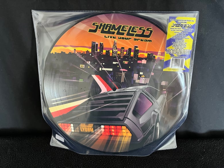 Image of Shameless Picture Disc 2021, 10 Songs Feat: Members of Kiss, LA Guns, Tuff & PBF