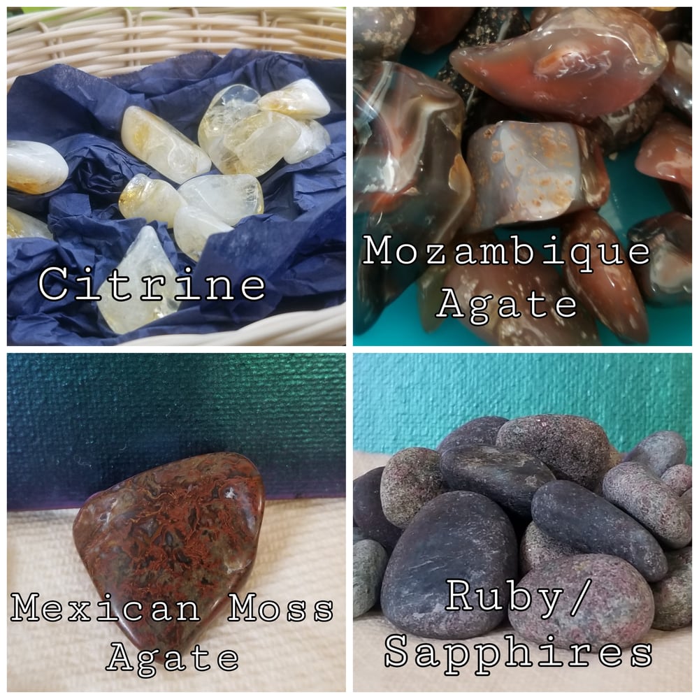 Tumbled Crystals and Agates