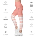 Pink Palm Leggings with Pockets